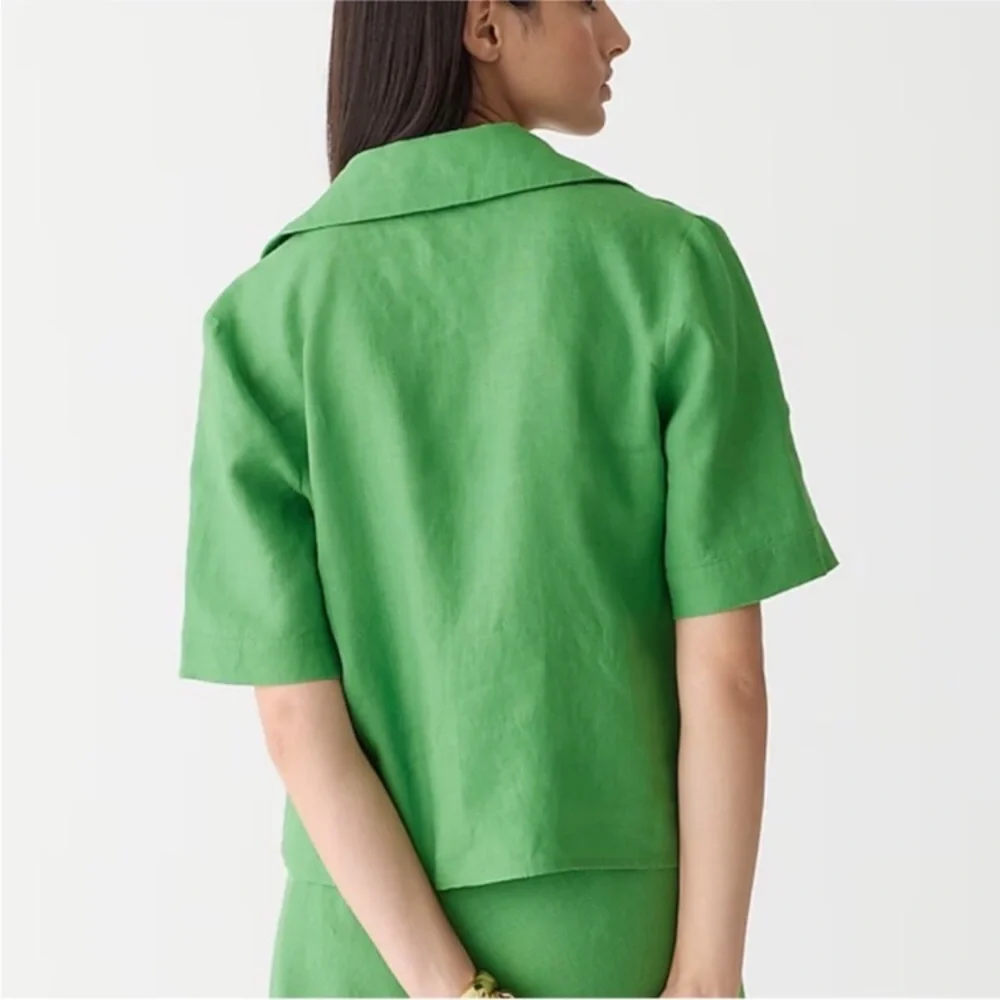 J Crew linen bungalow popover